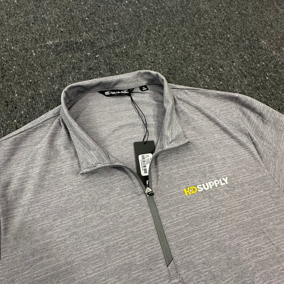 TravisMathew Other - Travis Mathew Crestview 1/4 Zip Men XXL Grey Heather Performance HD Supply Logo